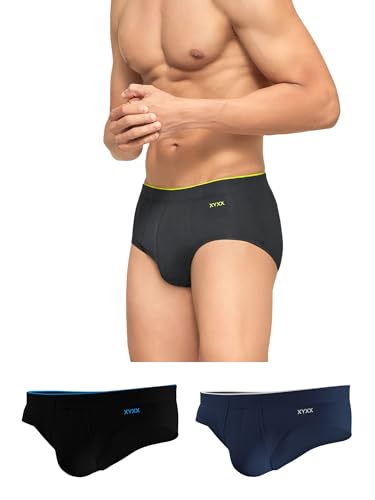 XYXX Men's Uno Micro Modal IntelliSoft Antimicrobial Briefs (Pack of 3)