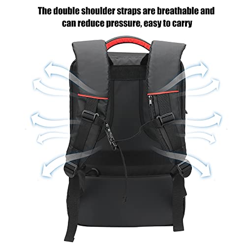 Travel Laptop Backpack, Large Capacity School Bag Large Capacity Breathable Sturdy for Umbrella for Books for Digital Products for Cell Phone - Image 7