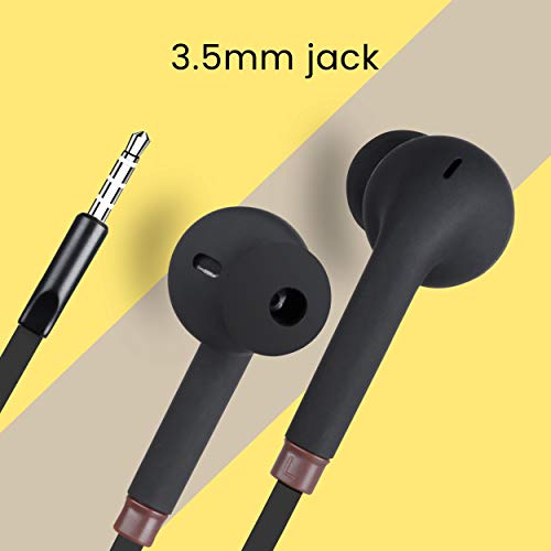 Zebronics Zeb-Corolla In Ear Wired Earphone with Mic, 3.5mm Jack, 1.2 Meter Cable, Multi Function Button - Image 5