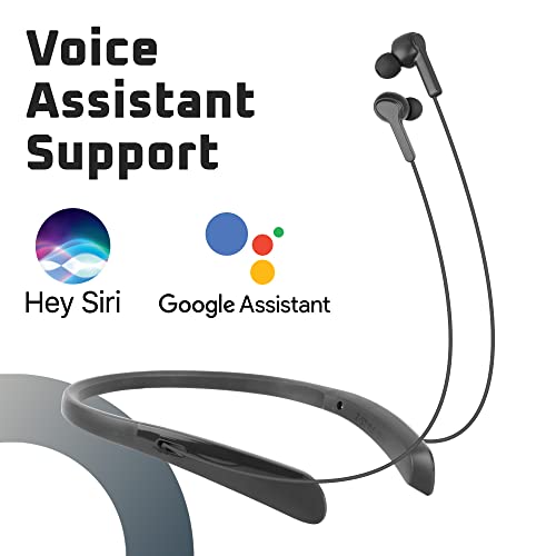 ZEBSTER Z -Style 600 Wireless Bt Earphone With Neckband With Bulit In Rechargeable Comes With Call Function Its An Splash Proof And With The Magnetic Earpiece 24Hr Playback Time(Black) - In Ear - Image 4