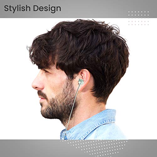 Zebronics Zeb-Buds 10 (Green) In Ear Wired Earphones with Mic, Metallic Design, L Shaped Connector, 13.5mm NdFeb Drivers - Image 5