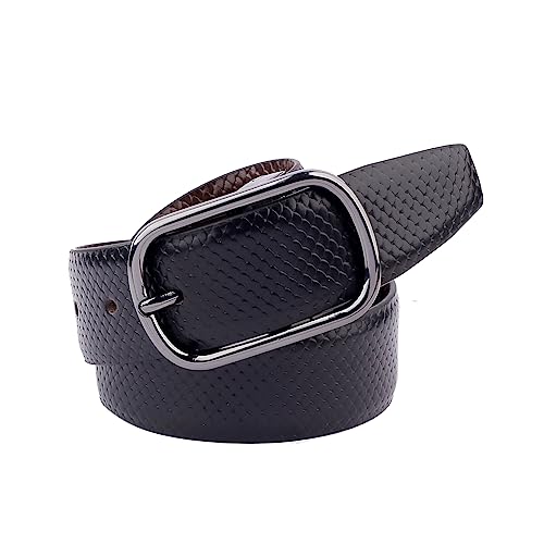 Bacca Bucci Men's Leather Reversible Belt
