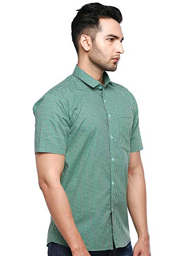 Twist99 Men's Cotton Regular Fit Shirts for Men Casual Half Sleeves Shirt for Teens|Checked Stylish Shirts for Mens Fashion Dress Ideal for Formal Work, Business - Image 4