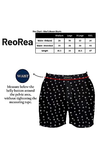 ReoRea Men's Cotton Printed Boxer Shorts | Regular Fit Ultralight Boxer Shorts for Men | Cotton Fabric, Microfibre Waistband - Image 6