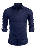 VENI FASHION STUDIO Men's Slim Fit Full Sleeve Solid Cotton Casual Shirt
