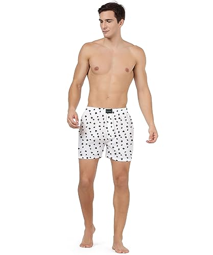 ReoRea Men's Cotton Printed Boxer Shorts | Regular Fit Ultralight Boxer Shorts for Men | Cotton Fabric, Microfibre Waistband - Image 4
