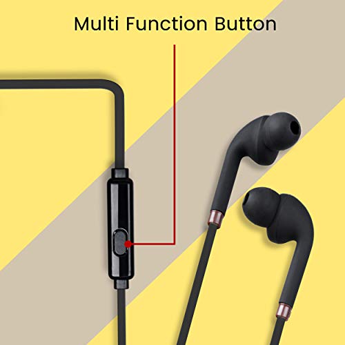 Zebronics Zeb-Corolla In Ear Wired Earphone with Mic, 3.5mm Jack, 1.2 Meter Cable, Multi Function Button - Image 4
