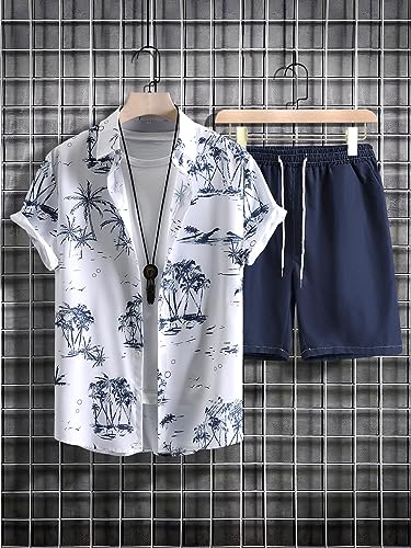 Lyriq Night Dress for Men || Night Suit for Men || Cord Set for Men || Night Wear for Men || Men's Night Dress + (2XL, White)