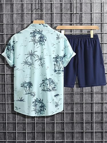 Lyriq Night Dress for Men || Night Suit for Men || Cord Set for Men || Night Wear for Men || Men's Night Dress + (S, Sky Blue) - Image 3