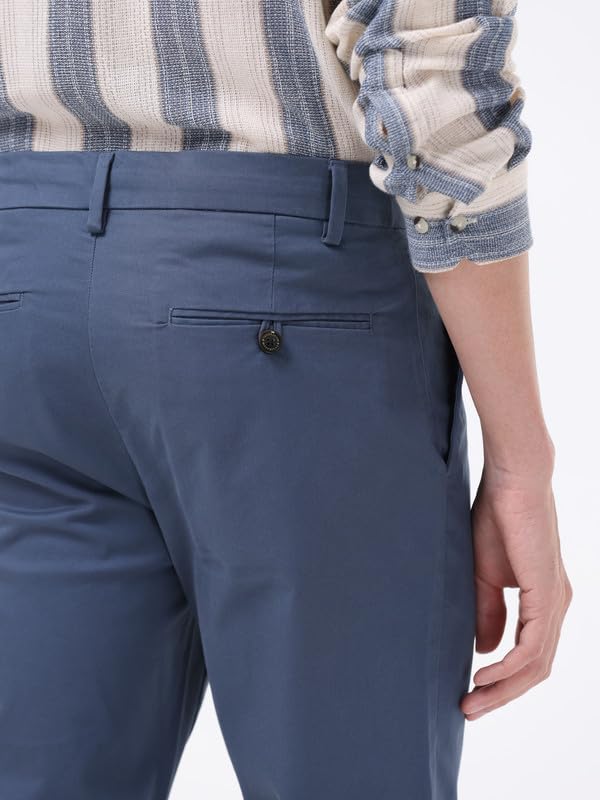 Tailoraedge Broken-Signature-Beige-Chino Stretchable Casual Pants for Men | Stylish Slim Fit Men's Wear Chinos for Office or Party | Mens Fashion Dress Trouser 4 Way Stretch - Image 9