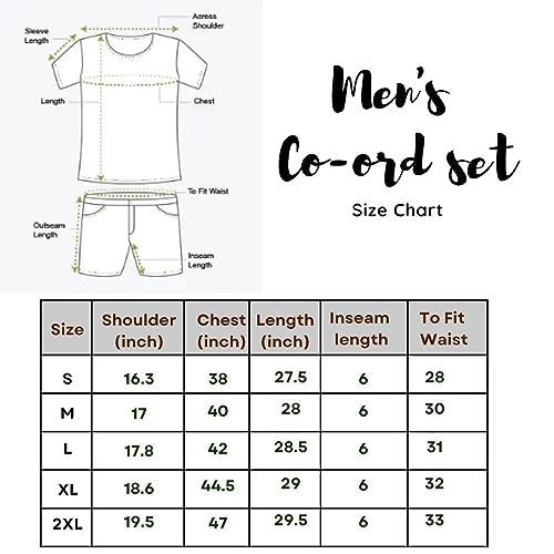Lyriq Night Dress for Men || Night Suit for Men || Cord Set for Men || Night Wear for Men || Men's Night Dress + (S, Sky Blue) - Image 7
