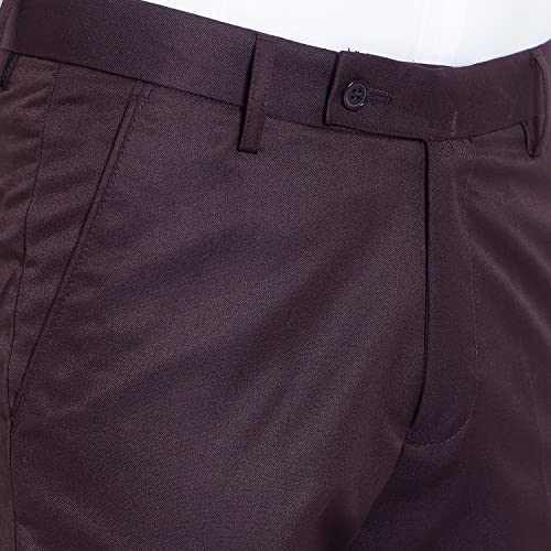 De NoVo Men's Regular Formal Trouser | Stylish Fit Men Wear Pants for Office or Party | Mens Fashion Dress Trousers Pant - Image 5