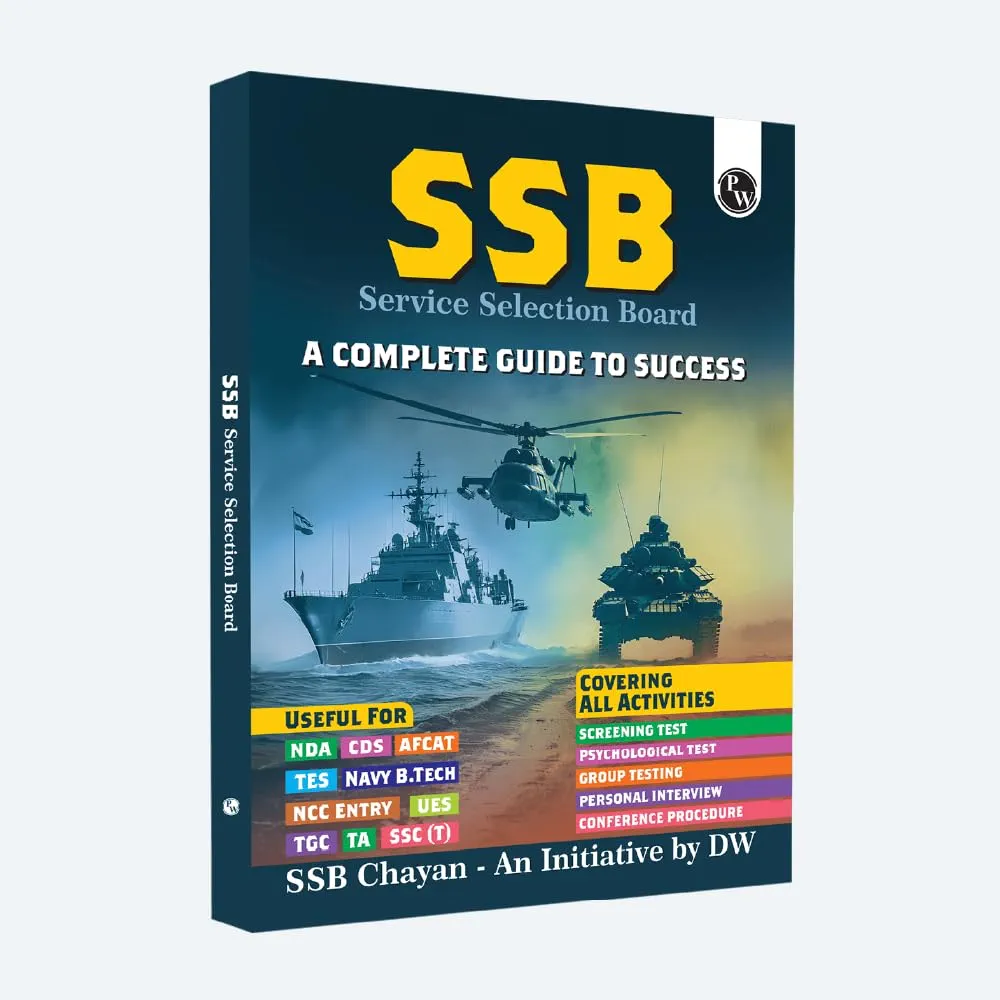 PW SSB Interview Book 2025 - A Complete Guide For Defence Exams NDA, CDS, AFCAT, TES, Navy B.Tech