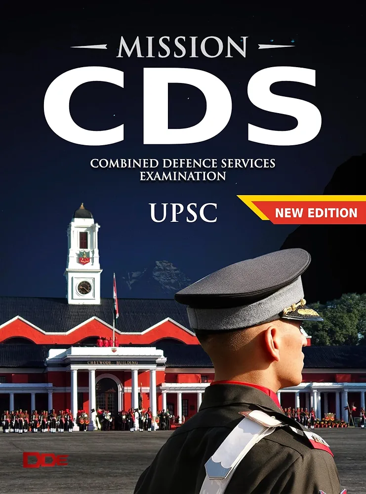 DDE - DEFENCE DIRECT EDUCATION Mission CDS Book : Path To Success | Latest English Pattern, In-depth NCERT GK, Shortcut tricks for Mathematics