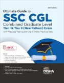 Disha   Ultimate Guide to SSC CGL  - Tier I & Tier II (New Pattern) Exam with Previous Year Questions & 5 Online Practice Sets