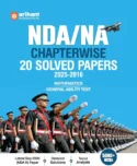 Arihant UPSC NDA/NA 2026 Chapterwise 20 Solved Papers (2025–2016) | Mathematics & General Ability Test (GAT)