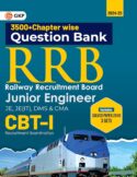 GKP RRB JE 2024-25 | Railway Junior Engineer CBT 1 Guide | 3500+ Chapter-wise MCQs & 3 Previous Year Solved Papers