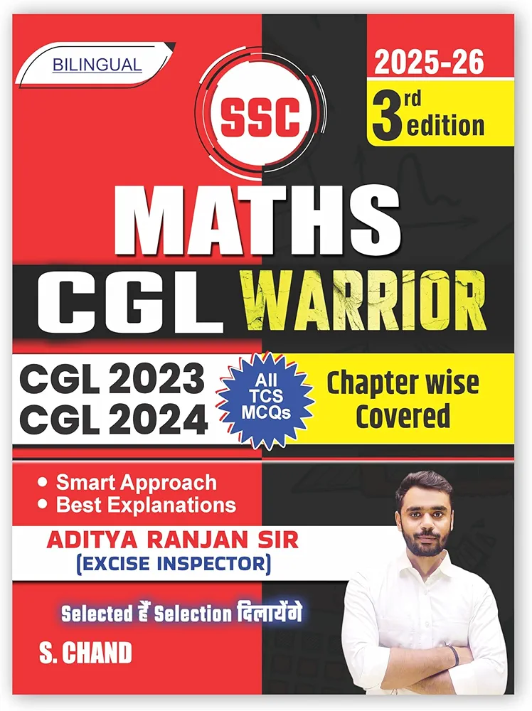Aditya Ranjan Sir SSC Maths CGL Warrior 3rd Edition (2025 - 2026) |CGL 2023 & 2024 All TCS MCQs