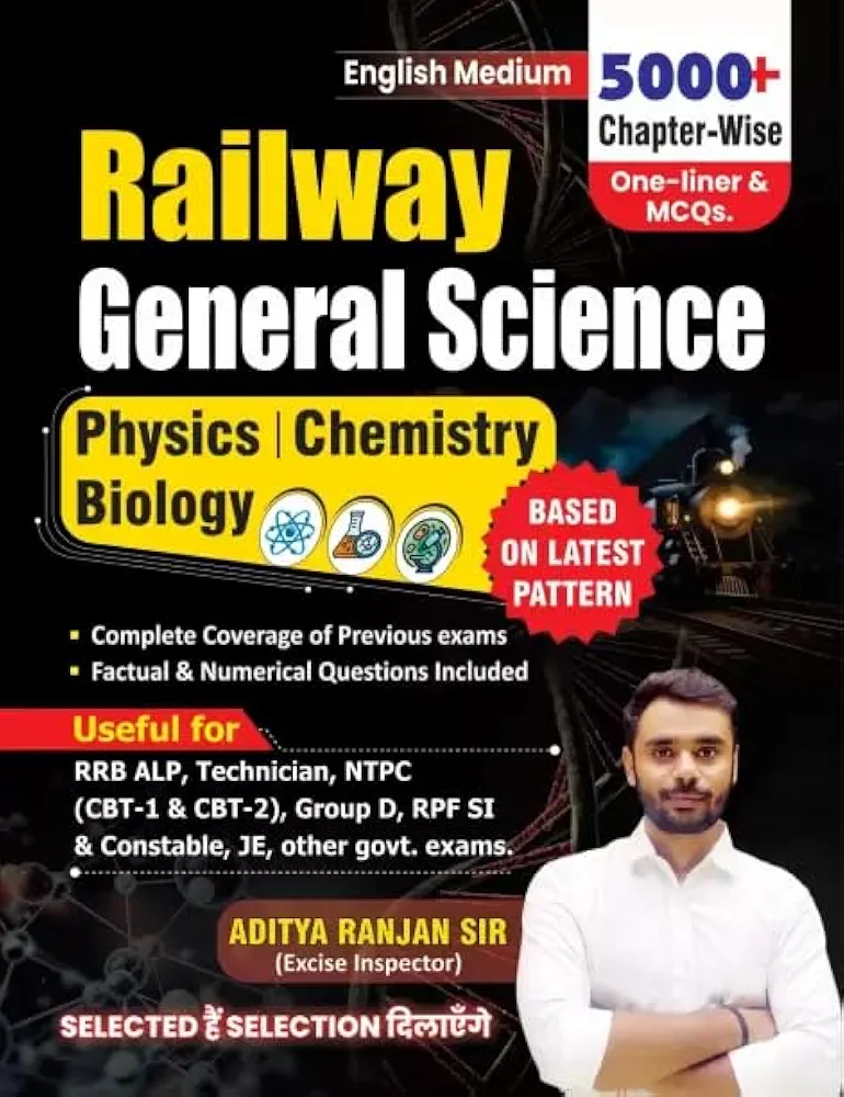 Railway General Science 5000+ Physic| Chemistry| Biology in English| Aditya Ranjan Sir |