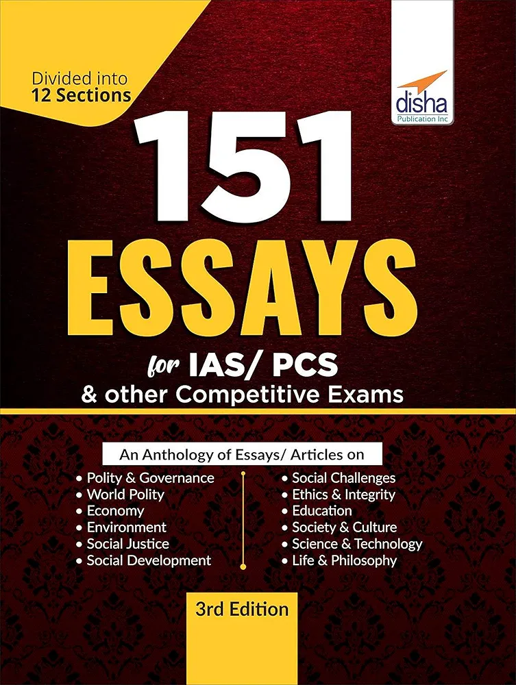 Disha 151 Essays for Civil Services and Other Competitive Exams