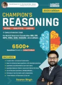 Champions Reasoning for Banking Insurance Exams Book